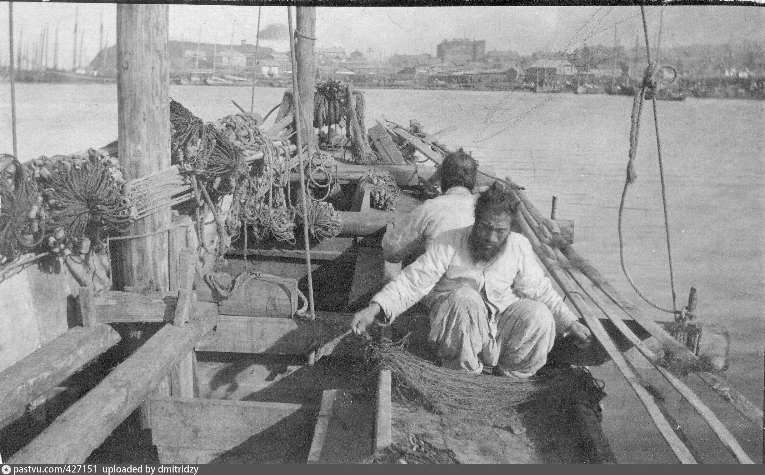 Корейские рыбаки. 1919-1920 гг.  Из архива М. Хаскелла 