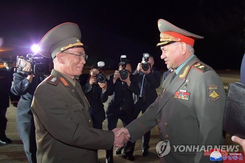 Встреча министров обороны КНДР и России в Пхеньяне