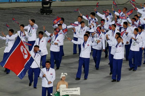 Северокорейские спортсмены возвращаются